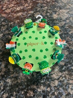 PIPER -K ST PATRICKS DAY KIDS HAIR CLIPS NWT
